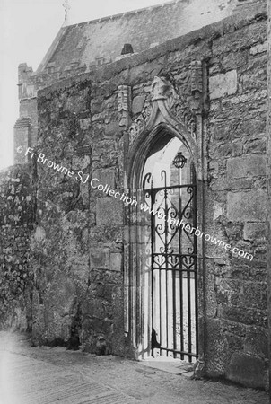 ST CANICES POSTERN DOOR ON NORTH SIDE OF CEMETRY